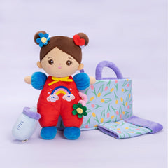 OUOZZZ soft bottle for doll enhances feeding pretend play and realism.