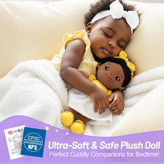 OUOZZZ cuddle doll as a sleep buddy for comforting bedtime moments.
