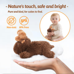 OUOZZZ Forest animal playset includes mama moose and four baby calves.
