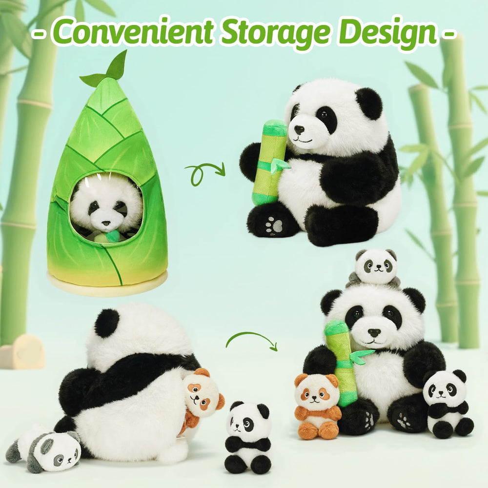 OUOZZZ mommy panda cuddling, a soothing bedtime companion