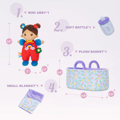 OUOZZZ small blanket for the doll offers extra comfort and warmth.
