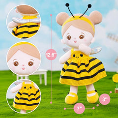 OUOZZZ baby doll fabric is safe and non-toxic, suitable for teething-friendly play.