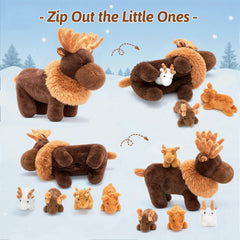 OUOZZZ Soft plush material delivers gentle hugs for toddlers.