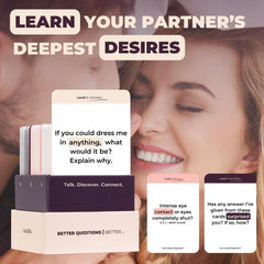 Our Guilty Pleasures 120-card pack featuring varied prompts for conversation.
