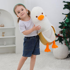 OurHonor banana duck plush decor for living rooms and bedrooms.