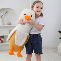 OurHonor giant banana duck plush 70cm adds playful decor and comfort.