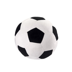 OurHonor plush soccer ball outer stitching shows durable craftsmanship for lasting play.