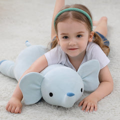OurHonor plush rests on a bed, ready for hugs and relaxation.