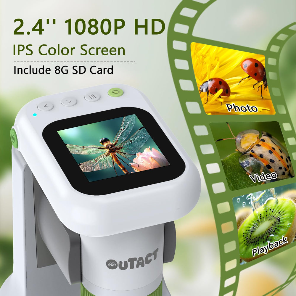 OUTACT Handheld desktop design makes observation easy for small hands