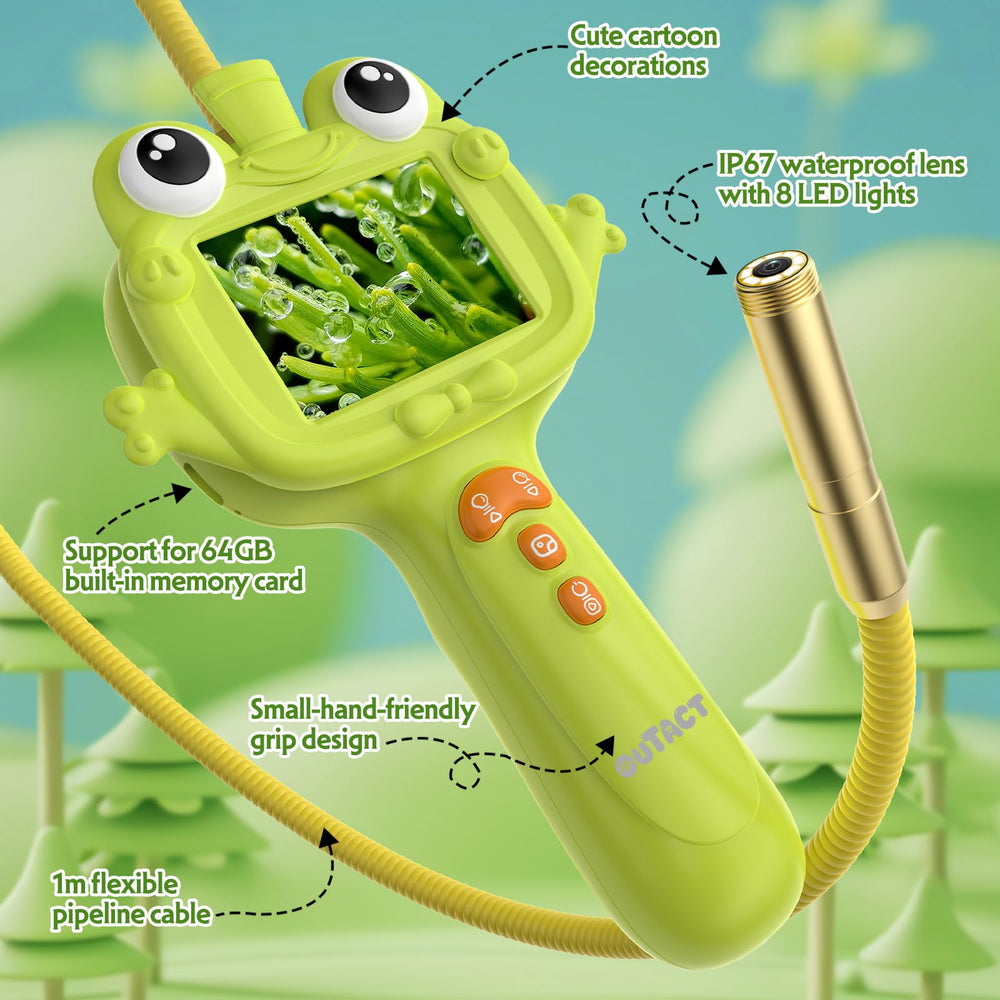 OUTACT IP67 waterproof design withstands splashes for safe water exploration.