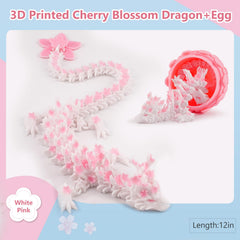 Outgoto 3D dragon egg with cherry blossom pink finish for dynamic posing.