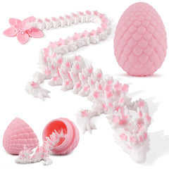 Outgoto cherry blossom dragon egg 12in on desk; tactile moment and standout decor.