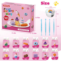 Outivity sculpting tools included to shape and carve with confidence.