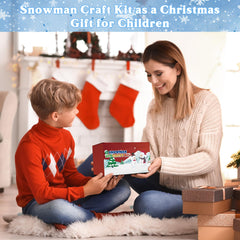 Outivity packaging presents a gift-ready snowman kit for celebrations.
