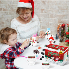 Outivity soft air-dry clay provides a gentle molding experience for little hands.