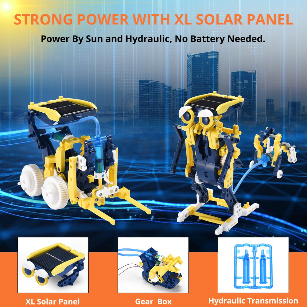 OUTOGO solar robot play outdoors under sunlight.