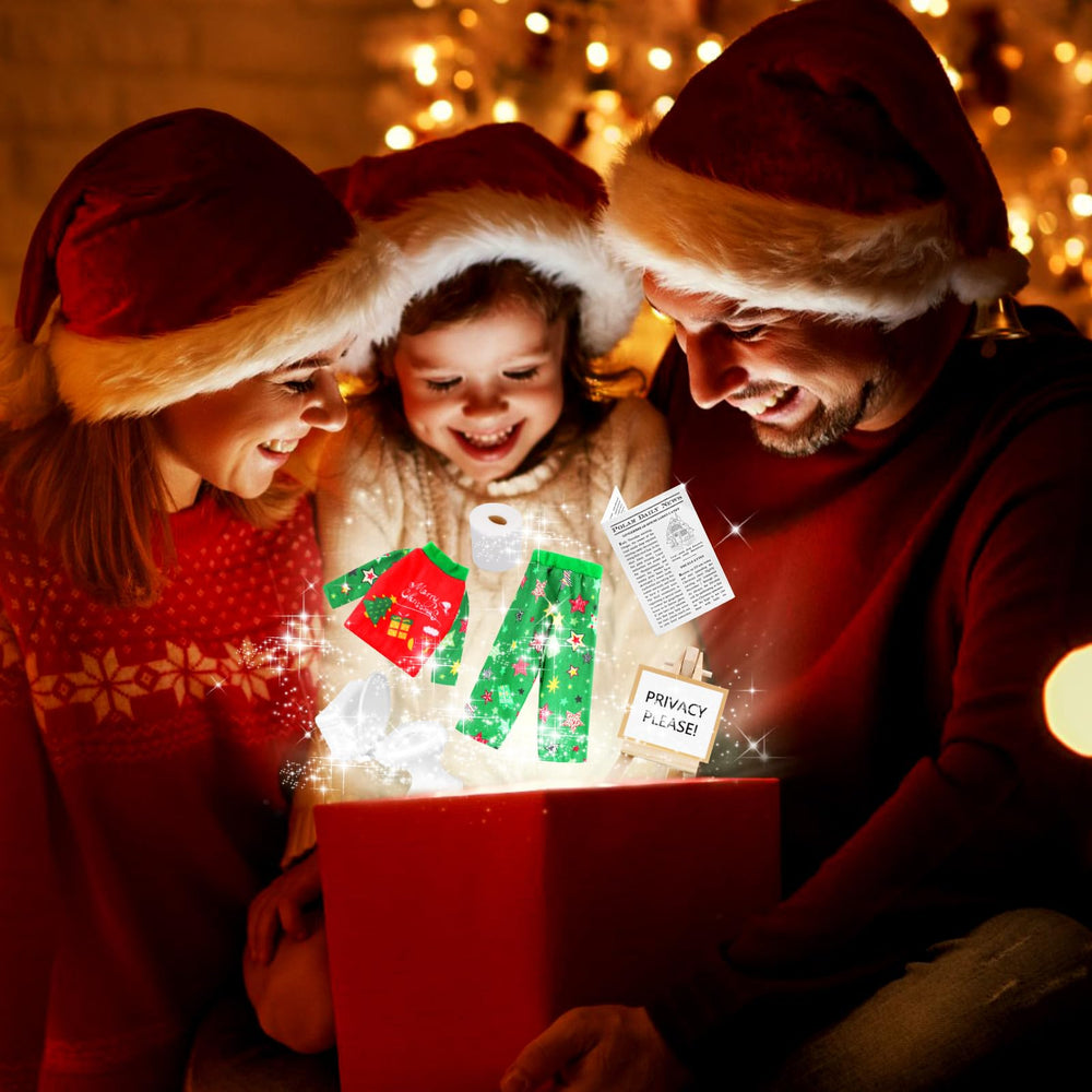 Outus Christmas doll decorations arrangement shows complete styling options