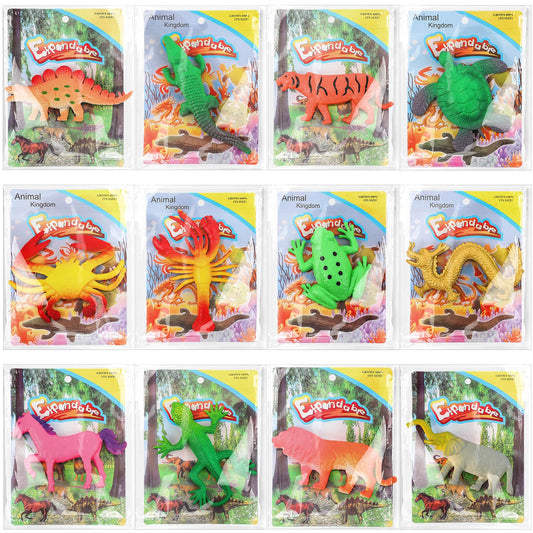 Outus growing animal dragon in water, a tactile learning toy for patience.