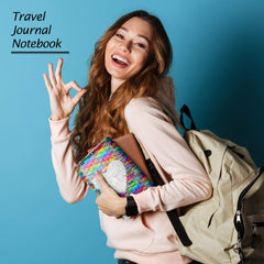 Outus travel-friendly sequin journal for on-the-go notes and sketches
