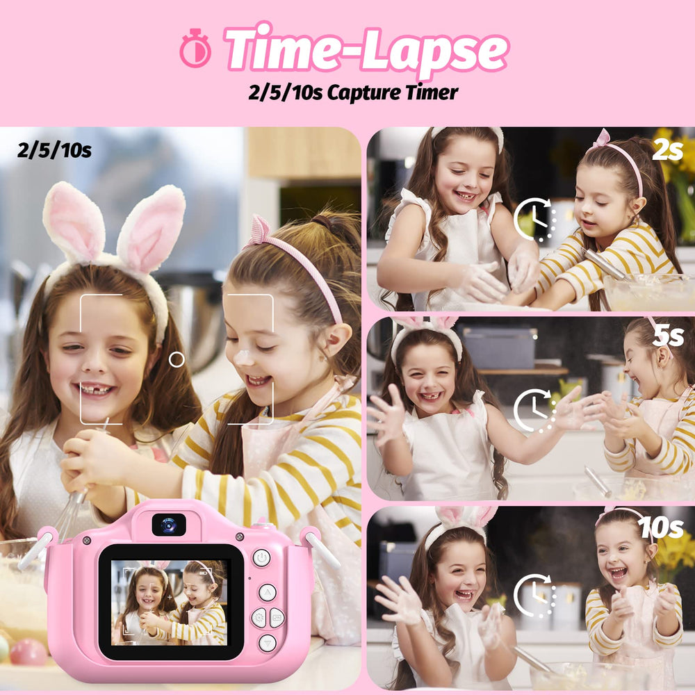 OUTUVAS Unicorn Kids Camera compact drop-proof design for safe play