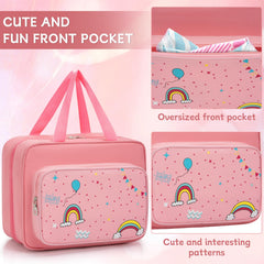 Clear PVC pockets let you spot dolls and accessories at a glance.