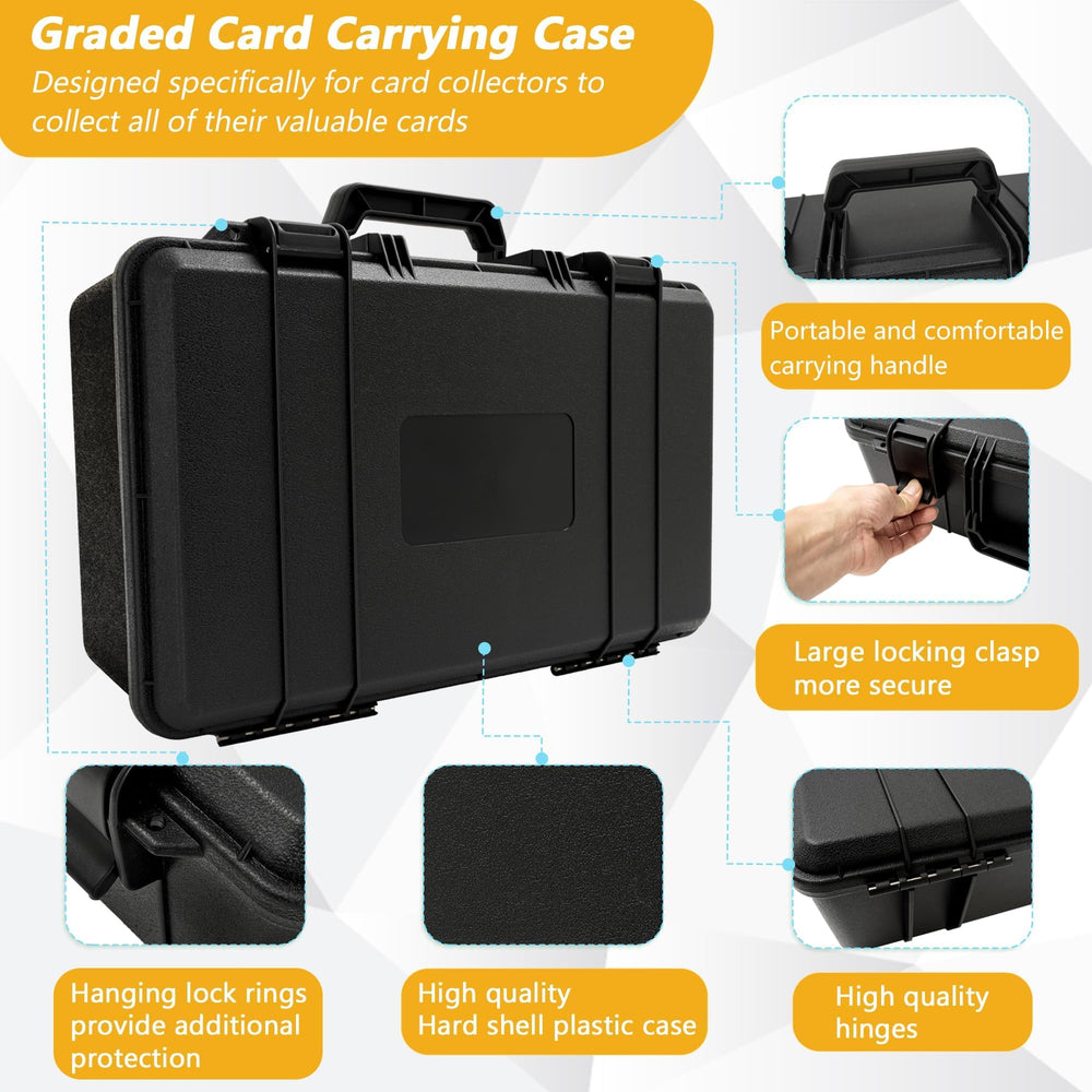 OUUTMEE secure-fit design prevents shifting of graded cards.