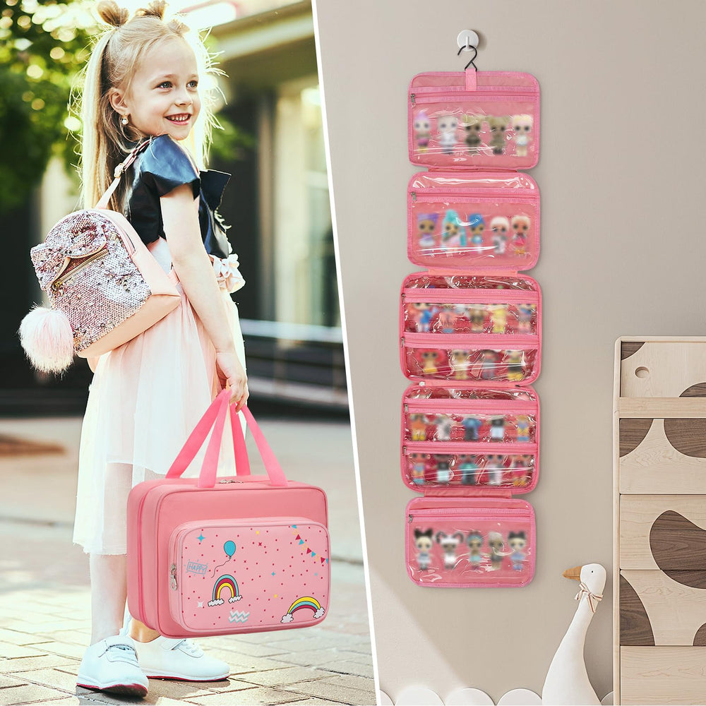 Compact size is ideal for travel and sleepovers with dolls.