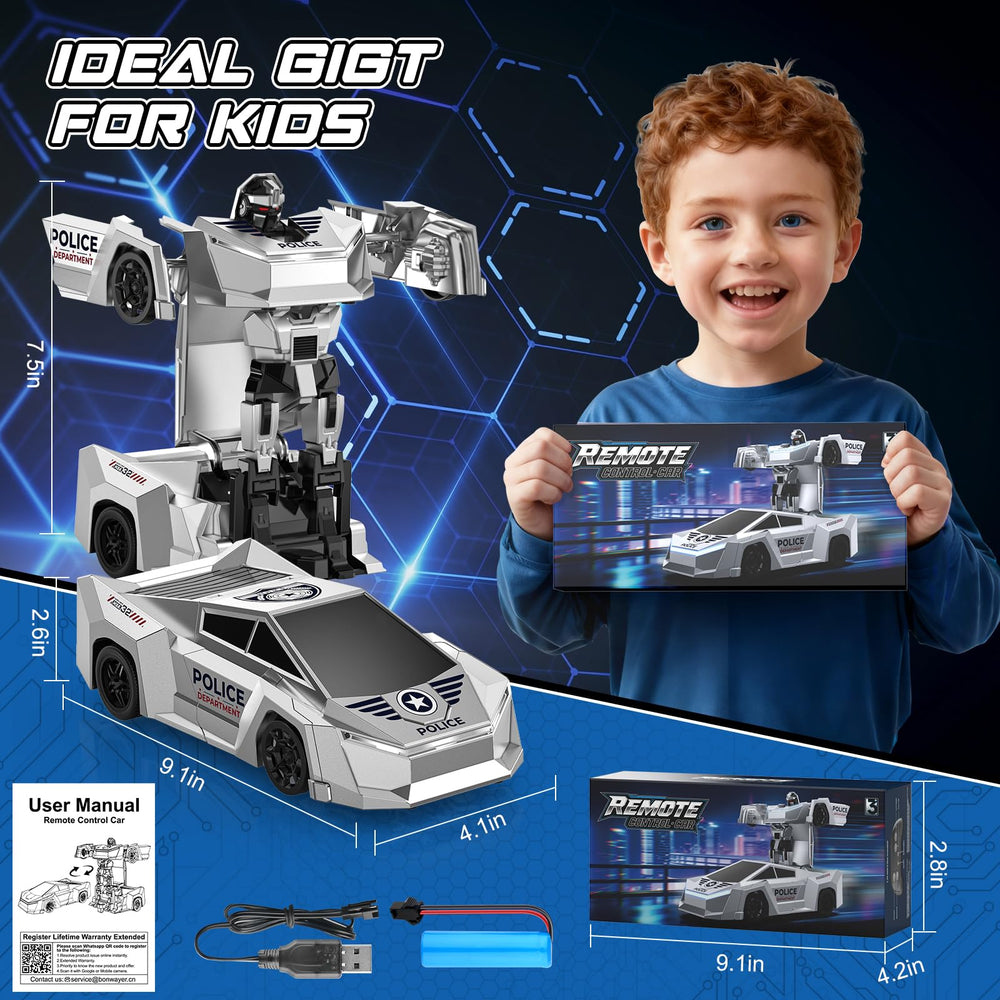 Ovaasy Transform RC Car durable ABS body ready for play
