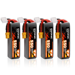 OVONIC 3S 550mAh LiPo with XT30, front view, delivers steady power for fast RC runs.
