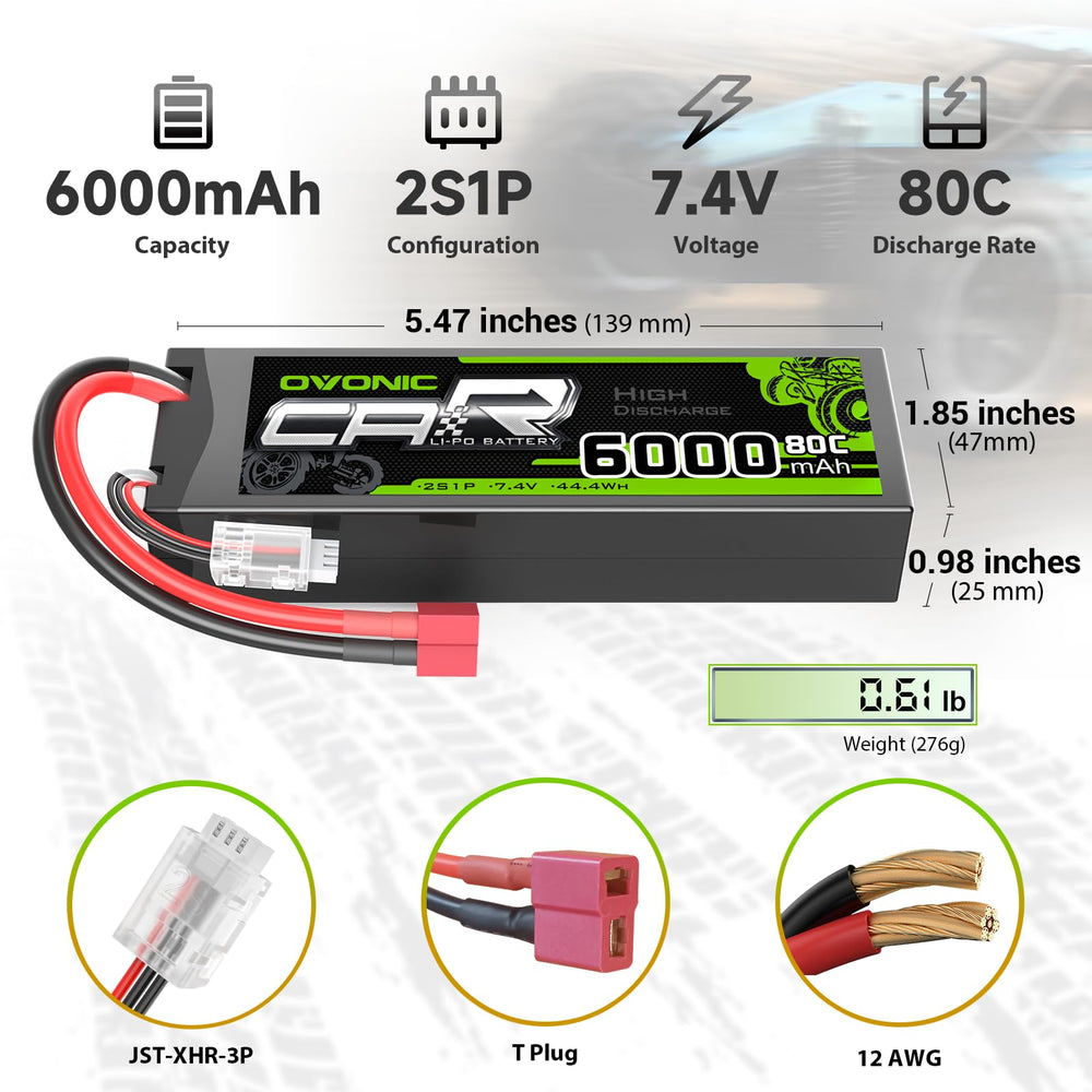 OVONIC battery hardcase side view highlights safety features and lean weight.
