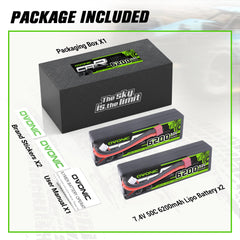 OVONIC battery kit includes manuals and stickers for quick setup