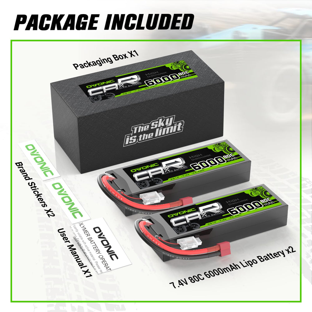 OVONIC 2S packs display ISO-quality materials for safer LiPo.