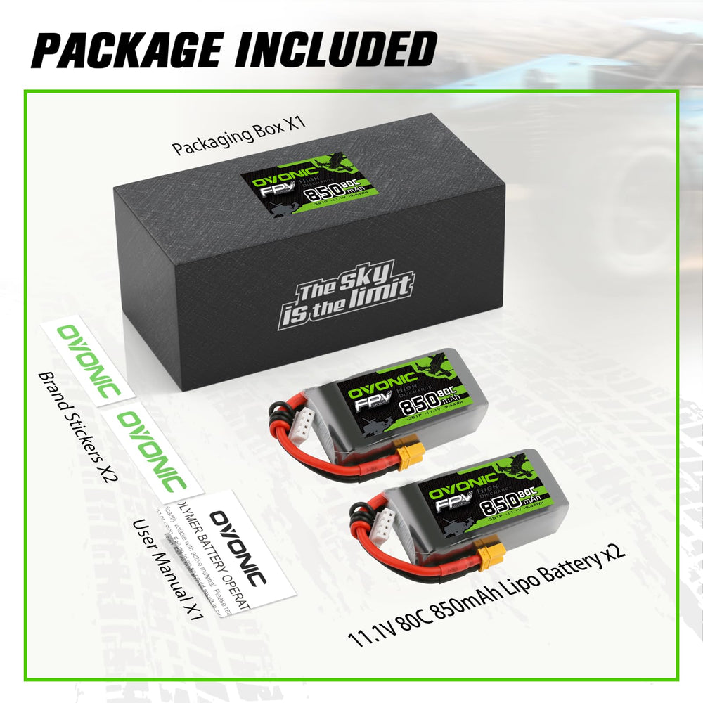 OVONIC Lipo Battery ISO-certified build for safer, durable performance