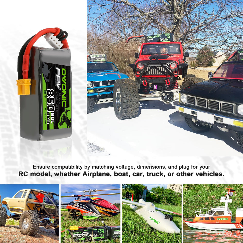 OVONIC Lipo Battery soft-case packaging protects during transit
