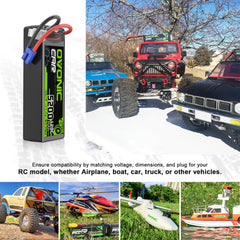 OVONIC Lipo voltage checker included for safe charging.