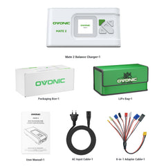 OVONIC Mate2 in a workshop powering multiple packs efficiently