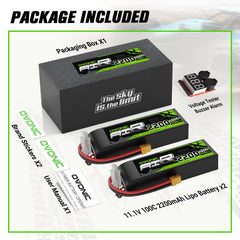 OVONIC battery powering an RC aircraft in flight for stable power