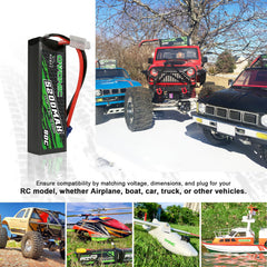 OVONIC battery-pack compatible with Arrma and other RC cars