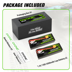 OVONIC 2S LiPo compatible with diverse RC vehicles for versatility.