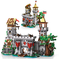 OWNONE 1 medieval castle front view highlights grand architecture for display.