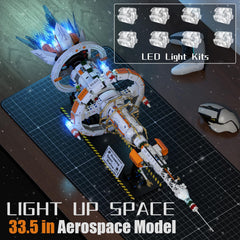 OWNONE rotating-fuselage-motor: motorized rotation enables dynamic 360° display.