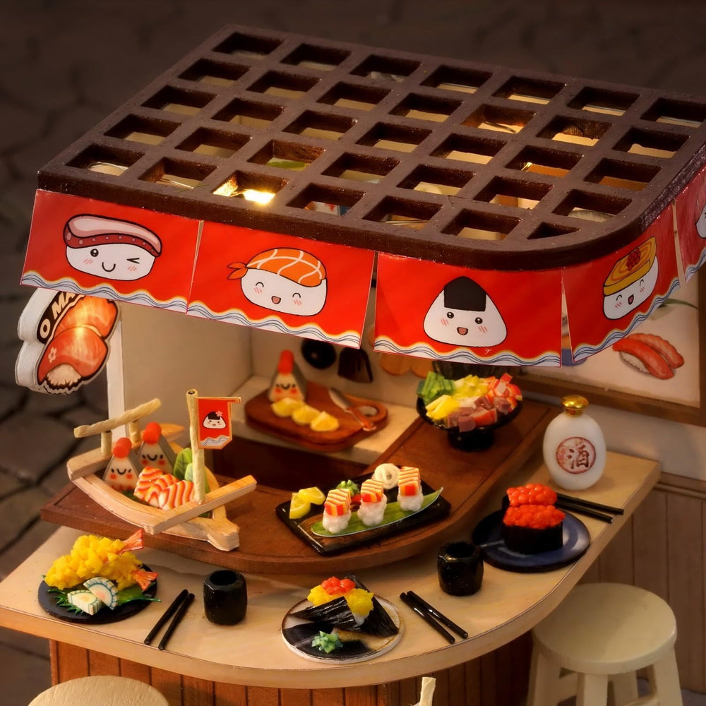 OZJAY miniature furniture highlights tiny, lifelike pieces for a convincing scene.