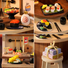 OZJAY revolving food house offers interactive display options.