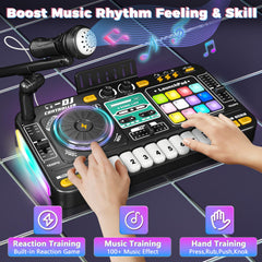 OZMI Kids DJ Battery is rechargeable for wireless play anywhere.