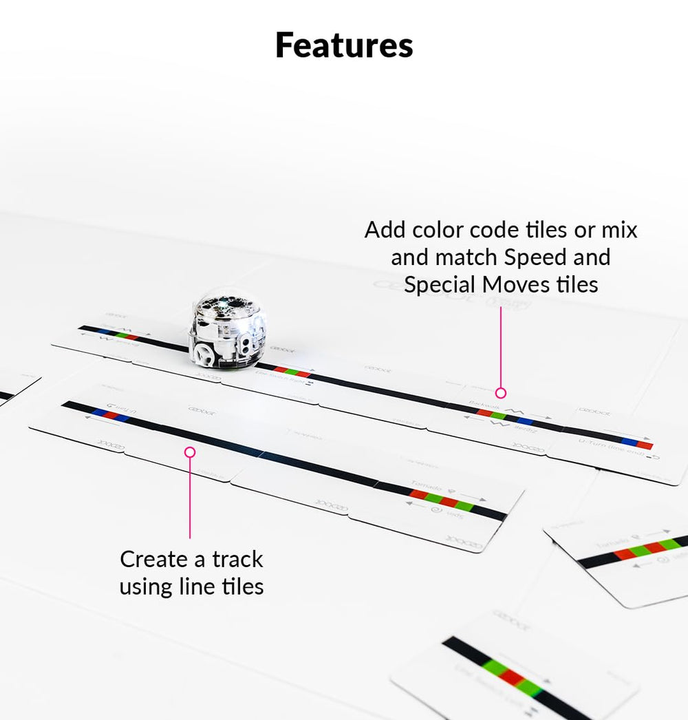 Kids engaging with Ozobot Color Code Magnets in a learning session