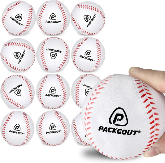 PACKGOUT soft foam baseballs for kids in safe practice sessions