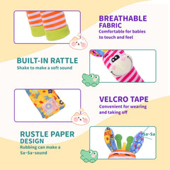 Padonise gift set packaging showcasing the complete toy pair for baby showers.