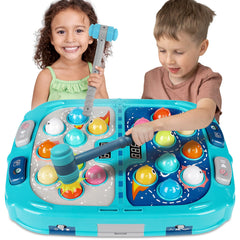 Pafolo Whack Mole activity center with glow-lit interactive play.