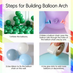 PageebO pizza party green 10-inch balloons versatile room decor.