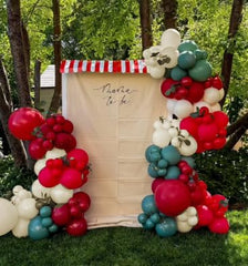 PageebO pizza party pizza foil balloon playful focal point for decor.